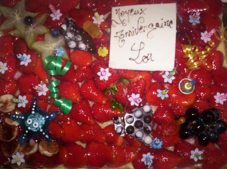 The gâteau à la fraise